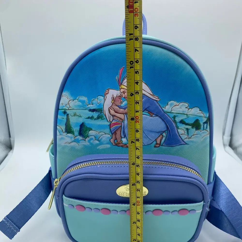 Disney Atlantis The Lost Empire Blue Purple Mini Backpack and Fanny Pack